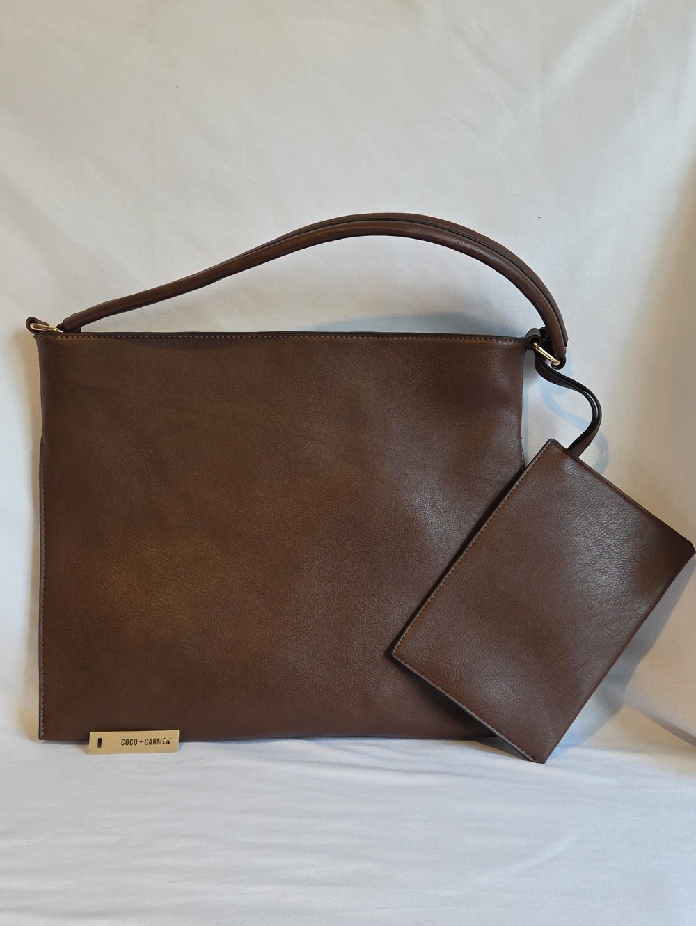 Coco + Carmen vegan leather shoulder bag